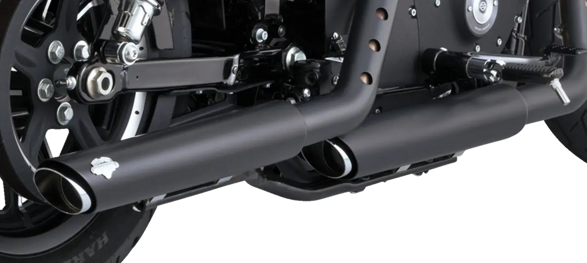 Vance & Hines Twin Slash Slip-on Tłumiki - 3" - Czarny - 2 szt - 46361