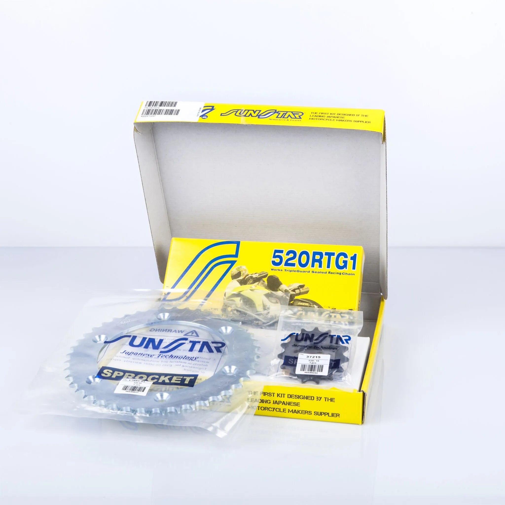 Sunstar Plus Chain & Sprocket Kit - 520 Rtg
