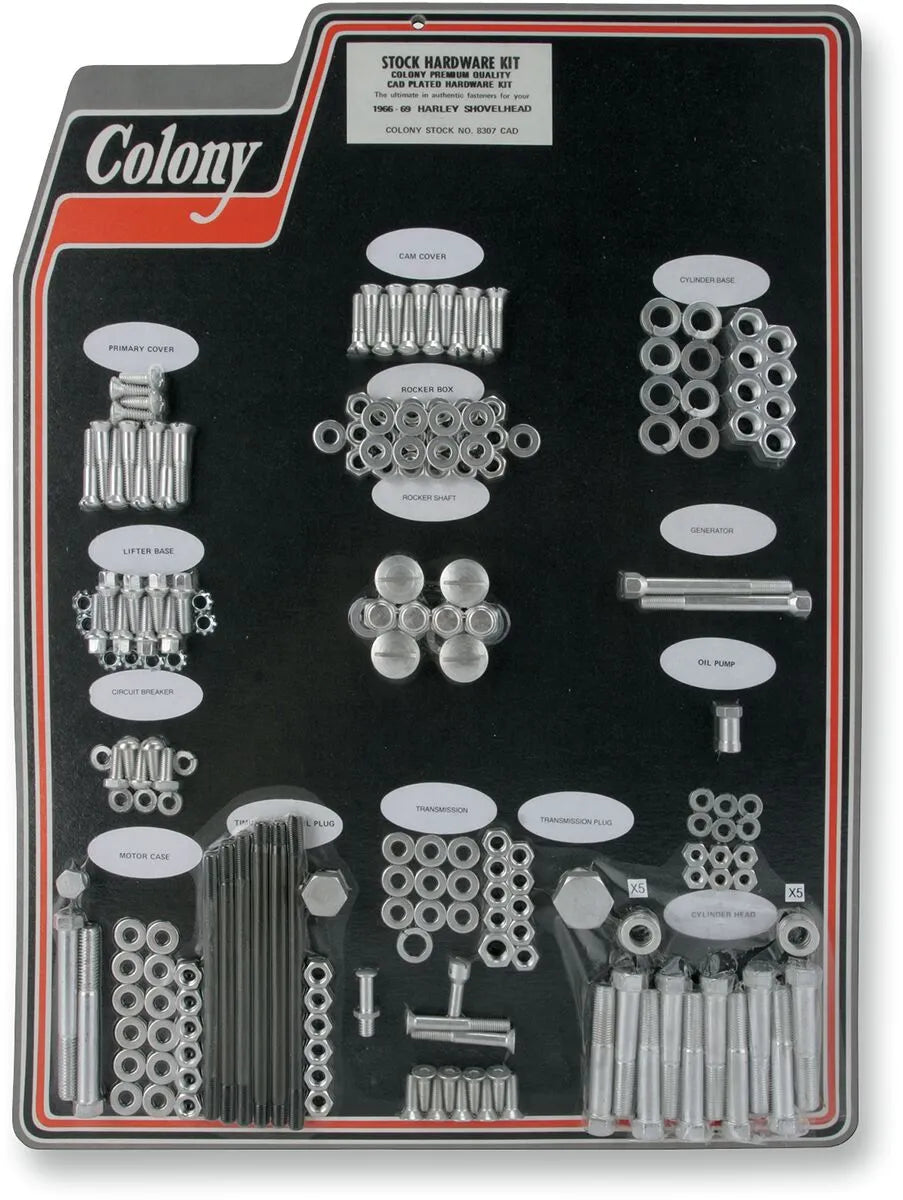 Colony Complete Stock Hardware Kit for Harley-Davidson Motors