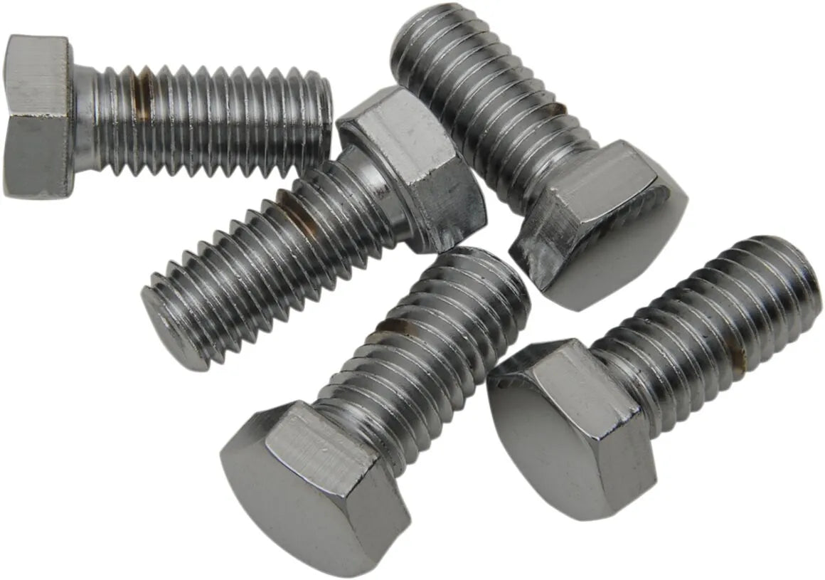 Drag Specialties Hex-Head Bolts 7/16"-14 x 1.25" Chrome