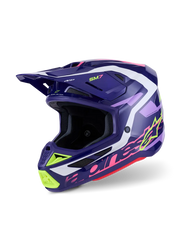 Alpinestars S-M7 Deed Helmet Purple/Pink