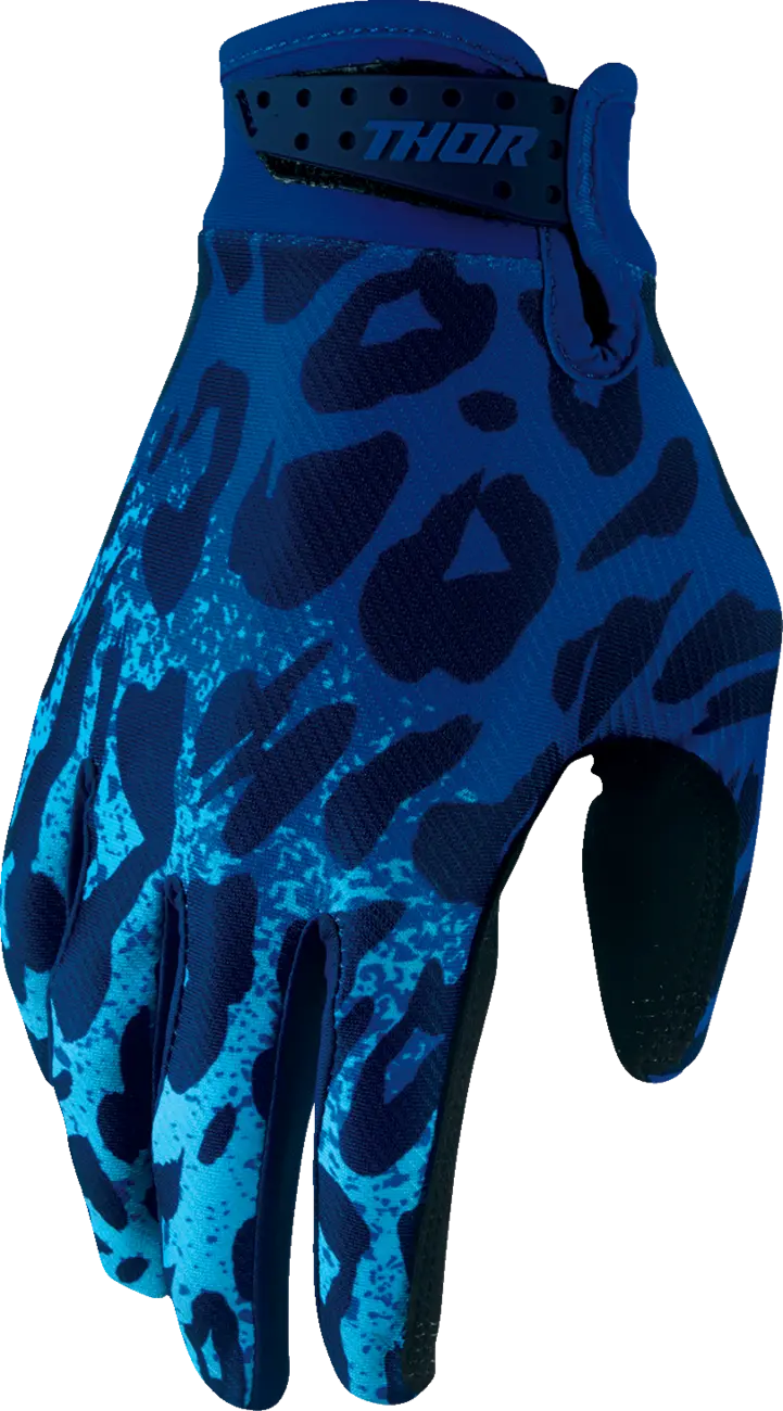 Thor Youth Launchmode Namir Gloves Blue/Navy