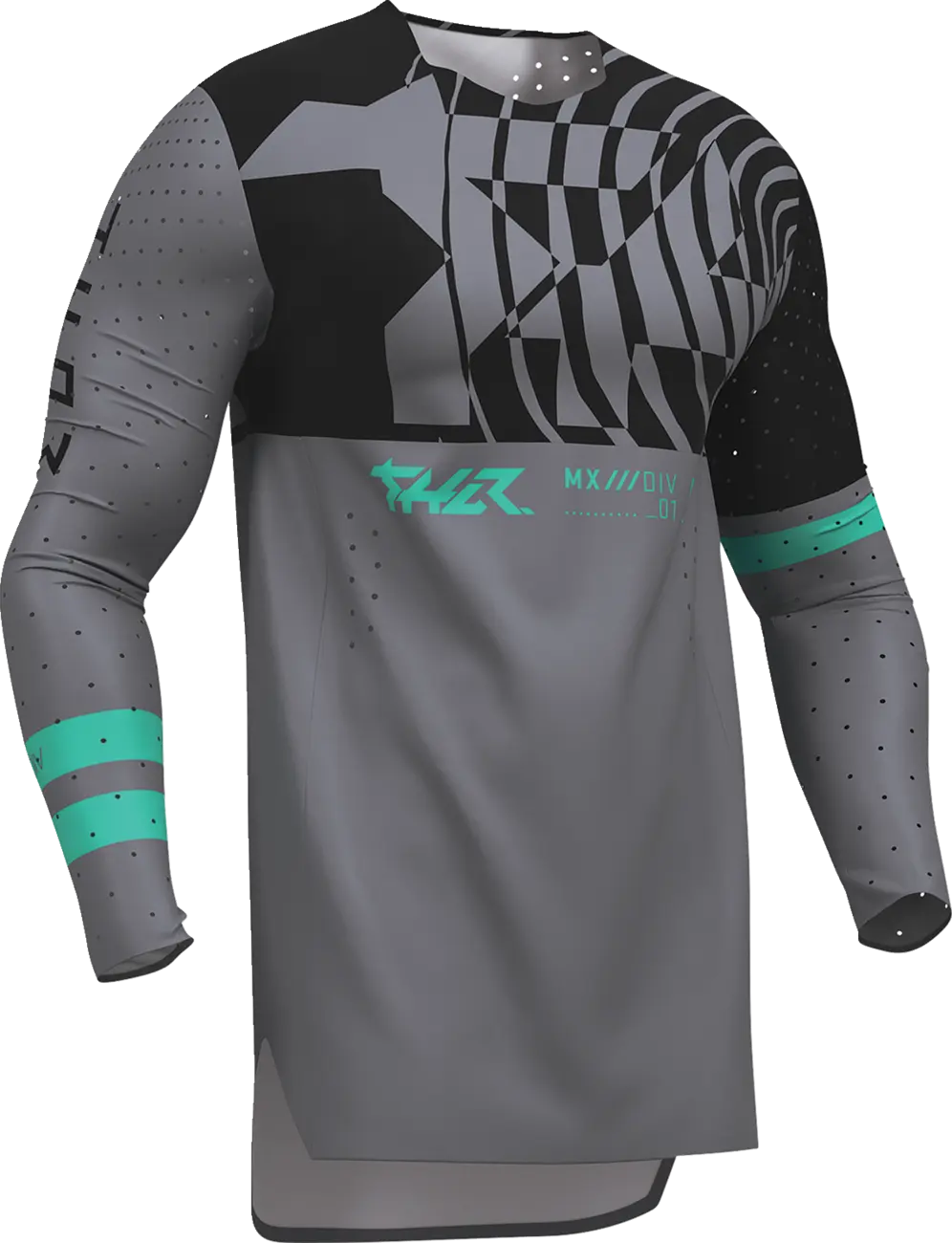 Thor Sportmode Mind Control Jersey Charcoal/Black