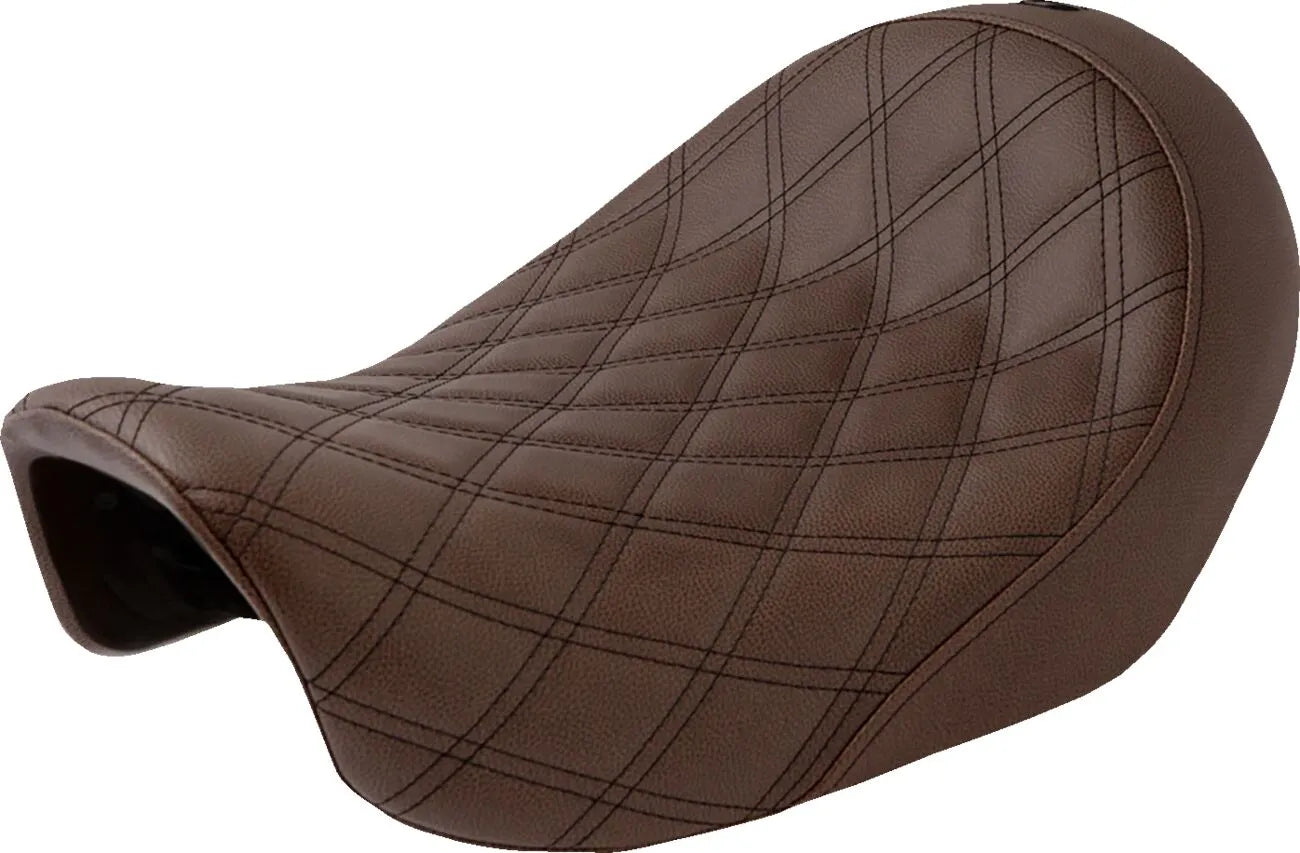 Saddlemen Renegade Solo Seat - Lattice Stitch - For Harley Davidson