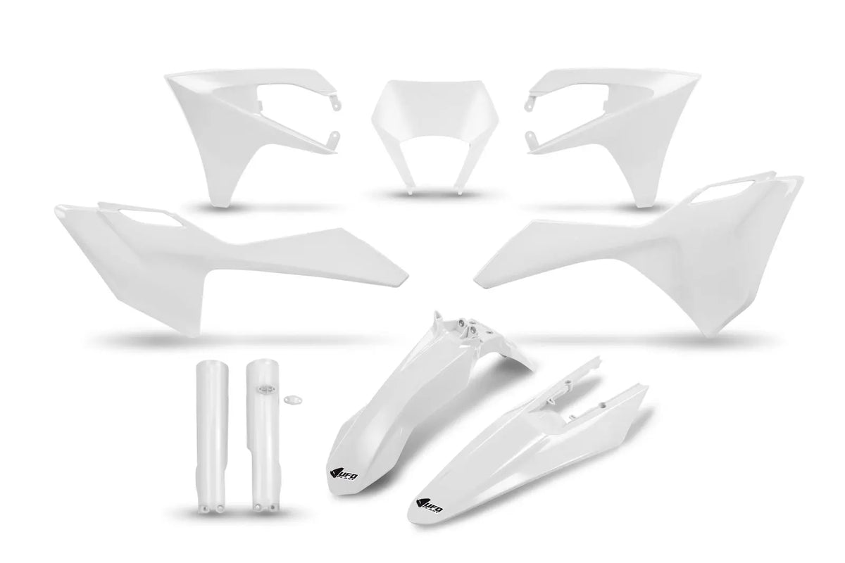 UFO Full Body Kit White for GASGAS Enduro