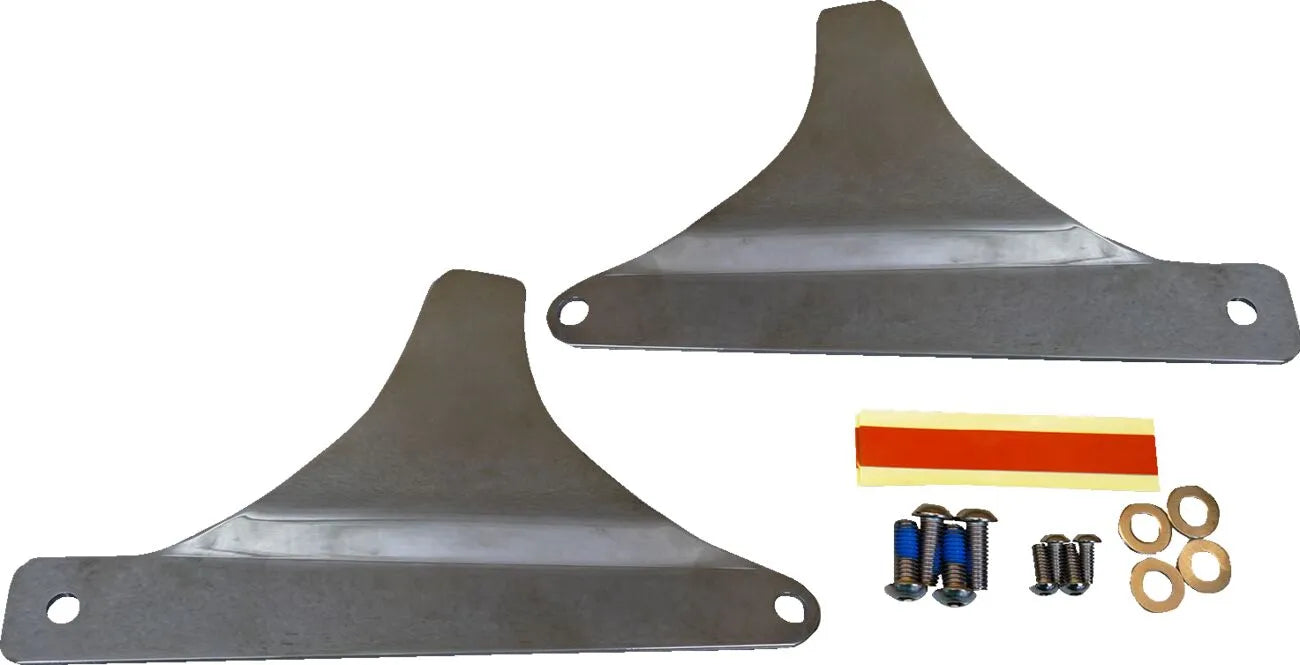 Drag Specialties Sissy Bar Side Plates Chrome