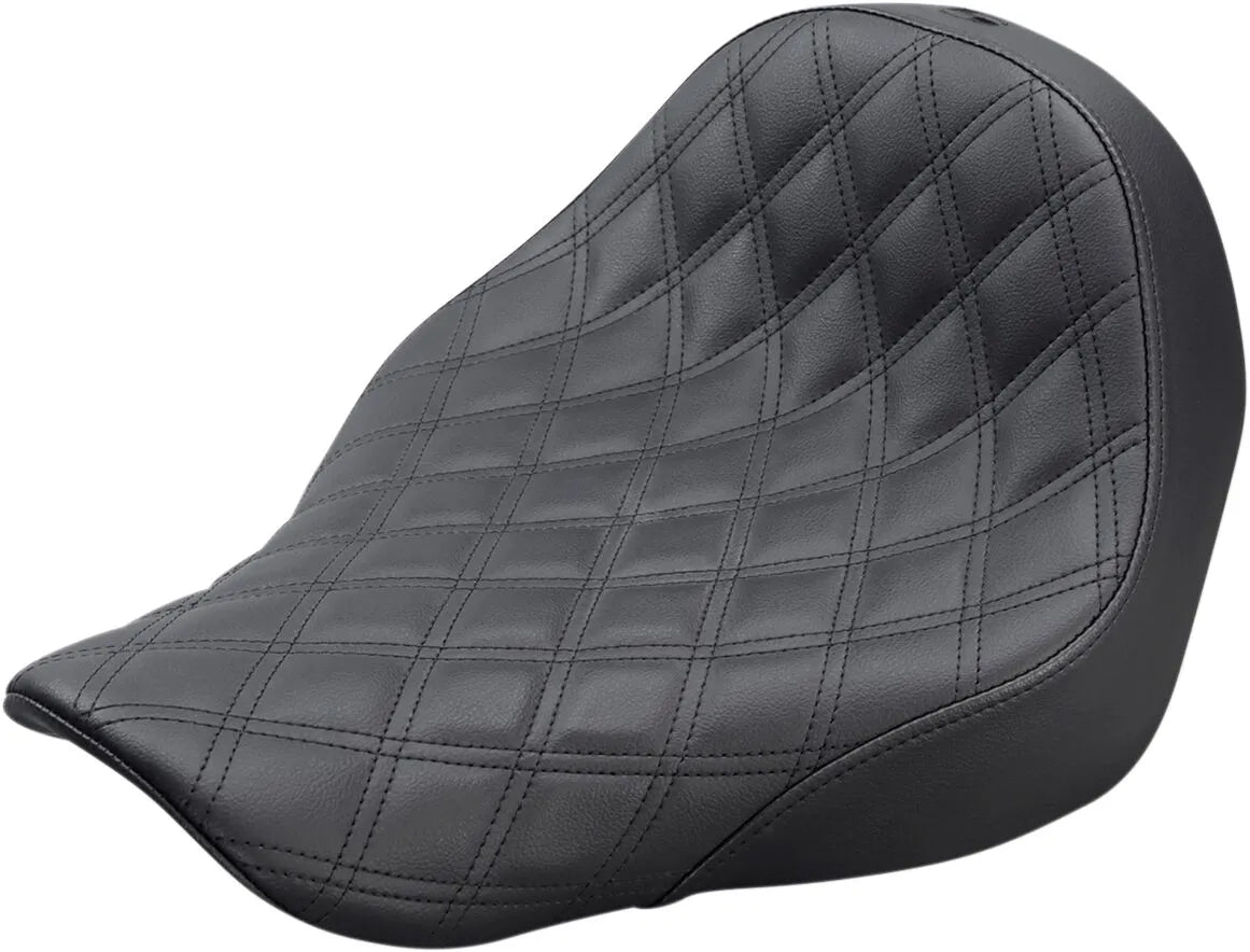 Saddlemen Renegade Lattice Stitch Solo Seat - For Harley Davidson