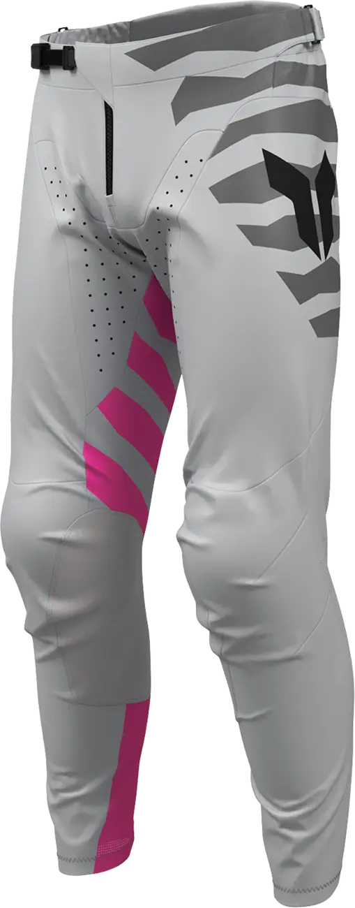 Thor Launchmode Shredder Pants Gray/Fuchsia