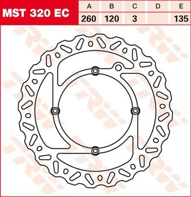 Tarcza Hamulcowa Trw Ec Cross Design Do Motocross/enduro - Przód