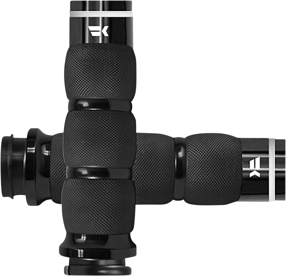 Khrome Werks Turbine Grips - Black Rubber