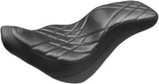 Mustang Day Tripper 2-up Seat - For Harley Davidson