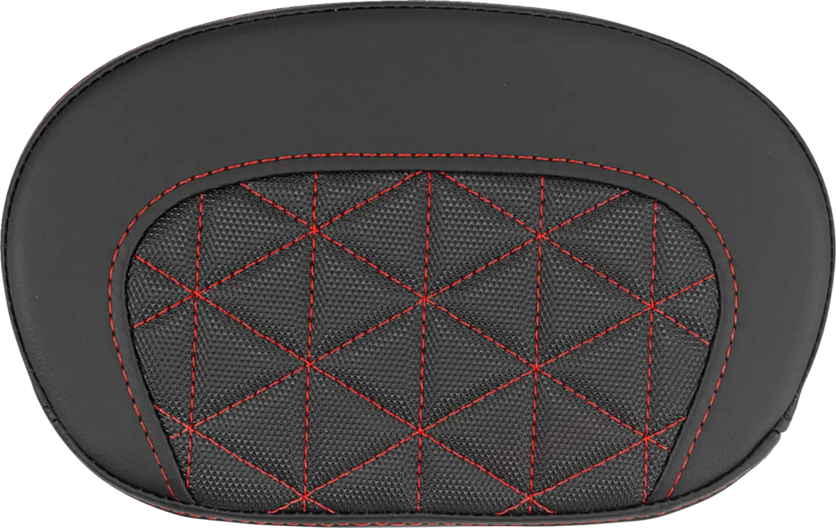 Saddlemen Mini Contour Sissy Bar Pad Red for Harley-Davidson