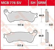 Klocki hamulcowe spiekane Trw Sv Series - Przód - Przód i Tył