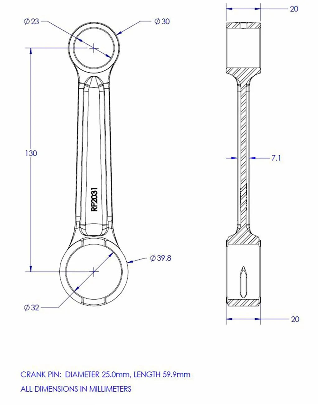 Vintco Connecting Rod Kit