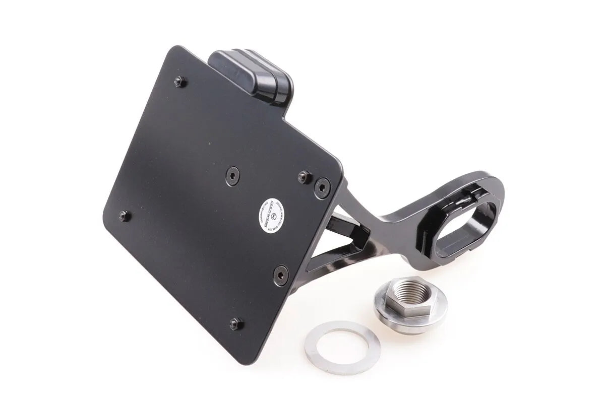 Cult Werk License Plate Holder - Black Steel