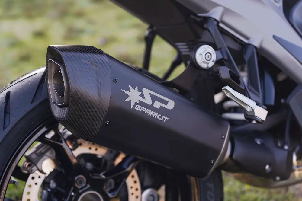 Tłumik Spark Fighter Evo Slip-on Z Końcówką Z Włókna Węglowego - Homologacja Drogowa ECE