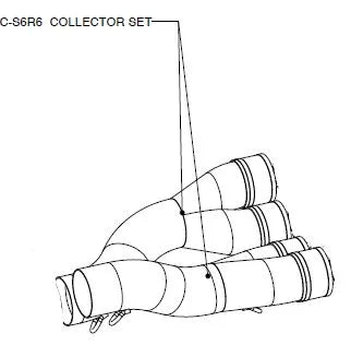 Rura łącząca Akrapovic do Suzuki GSX-R600 GSX-R750