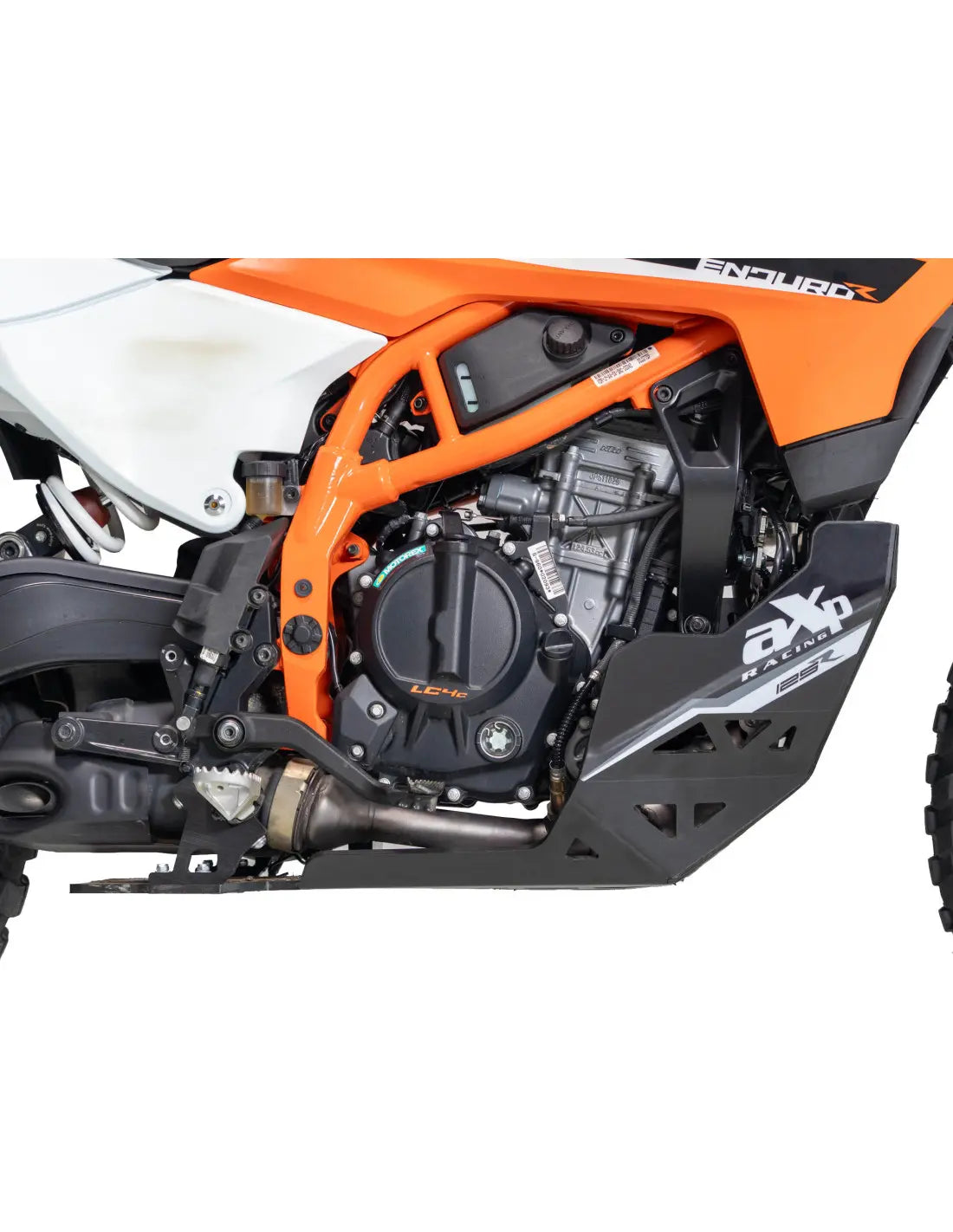 Axp Racing Adventure Skid Plate 8mm Black for KTM 125 Enduro R