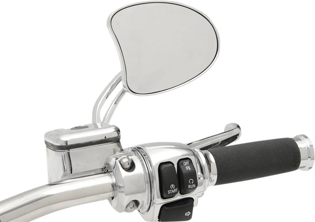 Drag Specialties Stem Mirrors - Pair - 5/16"-18 - Chrome - 12cm Stem