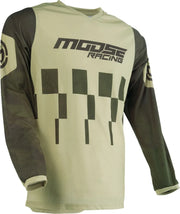Moose Offroad Qualifier Jersey - Green/Tan