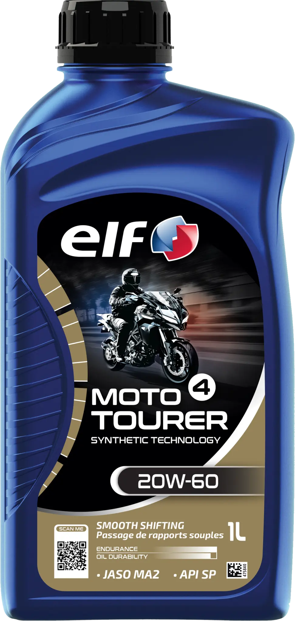 ELF Moto 4 Tourer 20W-60 SYN TECH Oil 1L