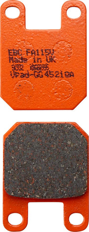 Półspiekane Klocki Hamulcowe Ebc - Fa115v - Przód & Tył