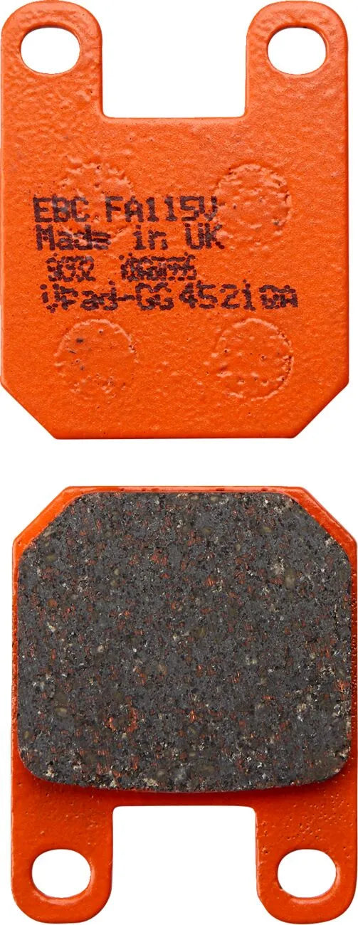 Półspiekane Klocki Hamulcowe Ebc - Fa115v - Przód & Tył