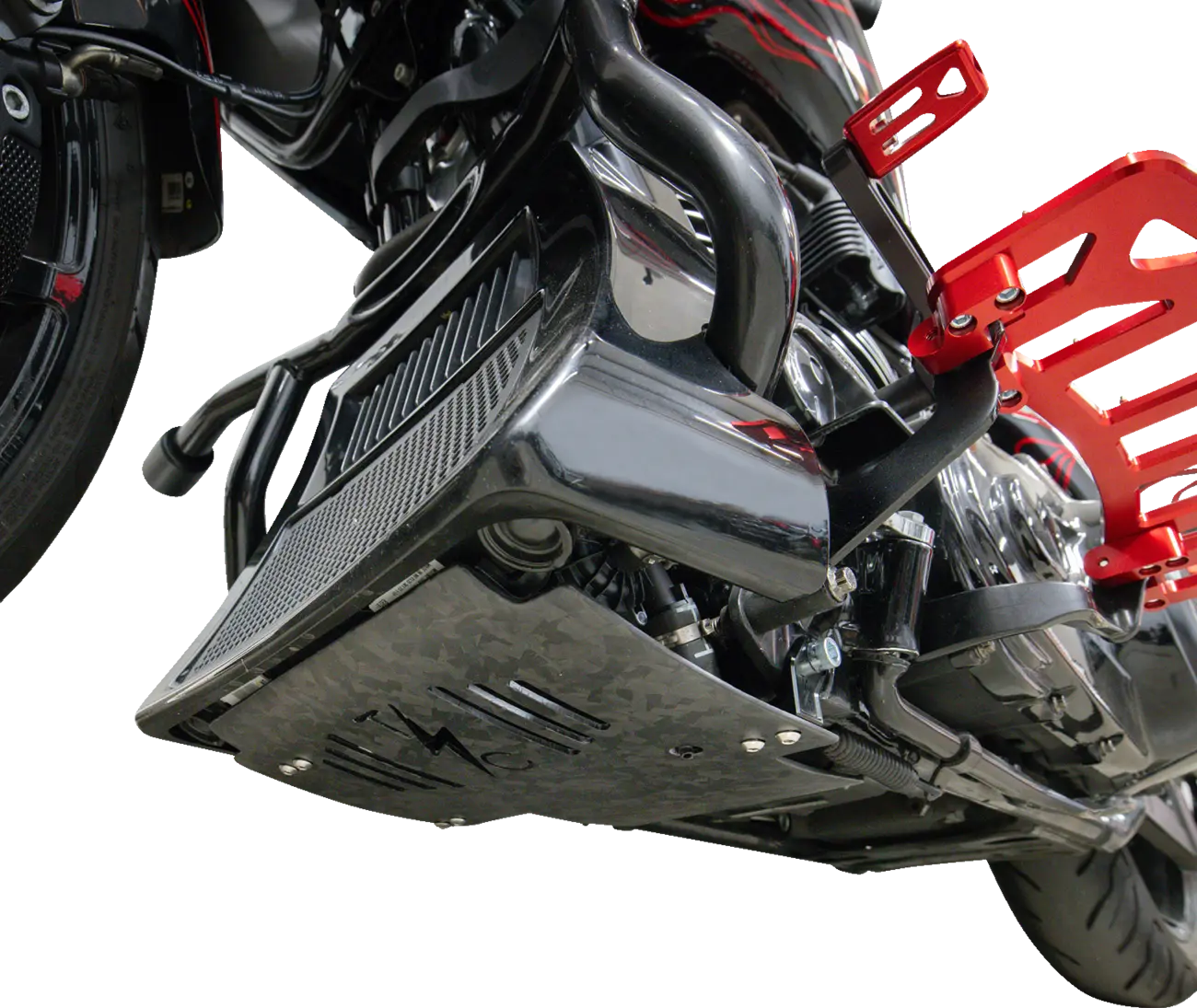 THRASHIN SUPPLY CO. Forged Carbon Fiber Skid Plate