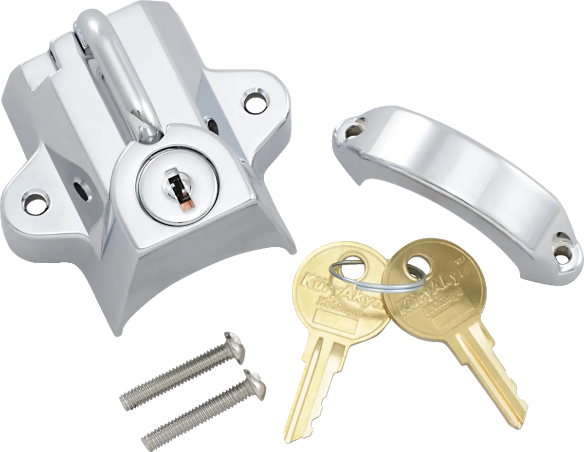 Kuryakyn Helmet Lock 1 1/4"-1 1/2" Tubes Chrome
