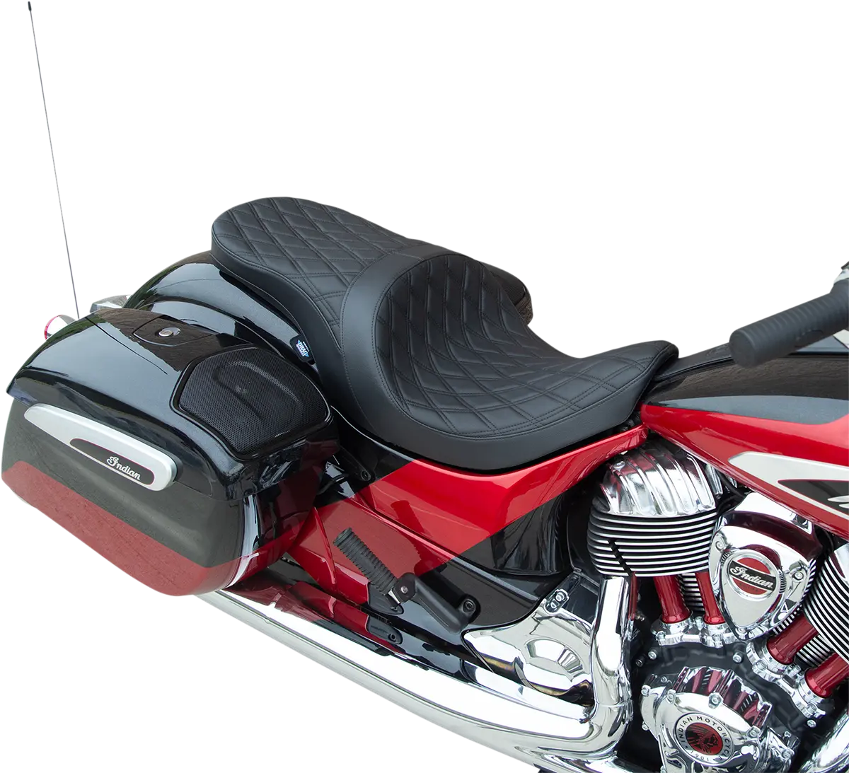Drag Specialties Low Profile Touring Seat - For INDIAN
