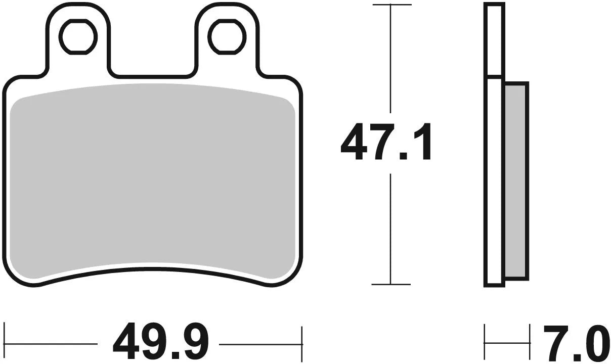 Sbs Ct Scooter Carbon Tech Organic Klocki Hamulcowe Zestaw - Przód i Tył
