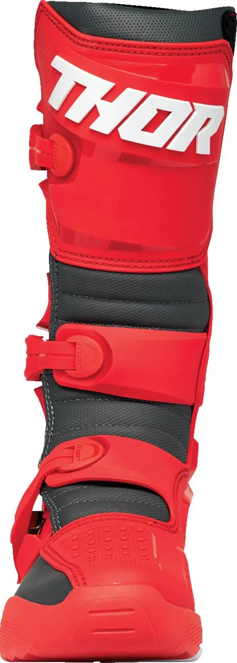 Thor Blitz XR Boots Red Charcoal