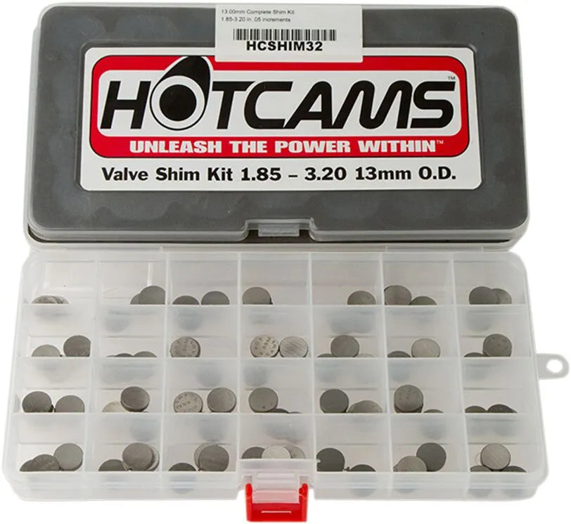 Hot Cams Valve Shim Kit 1.85mm-3.20mm
