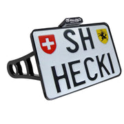 Heinz Bikes License Plate Side Mount For 1" Axles