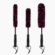 Muc-Off Microfibre Detailing Brush Set 3-Pack Black Pink