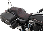 Drag Specialties Predator Iii 2-up Seat - For Harley Davidson