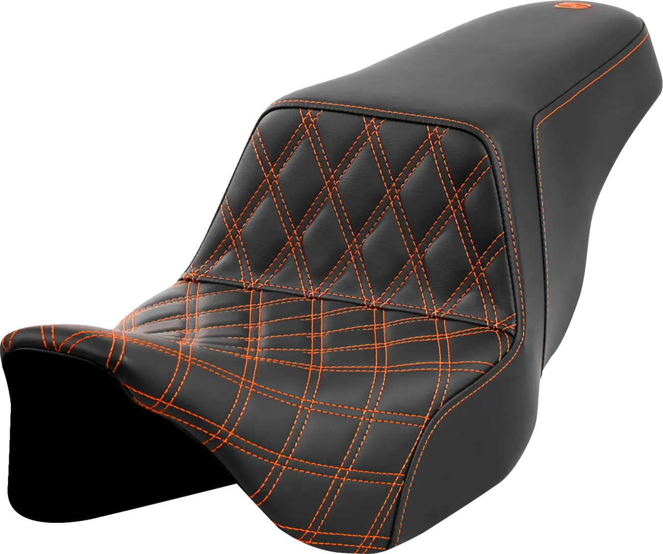 Saddlemen Lattice Stitch Step-up Seat - For Harley Davidson