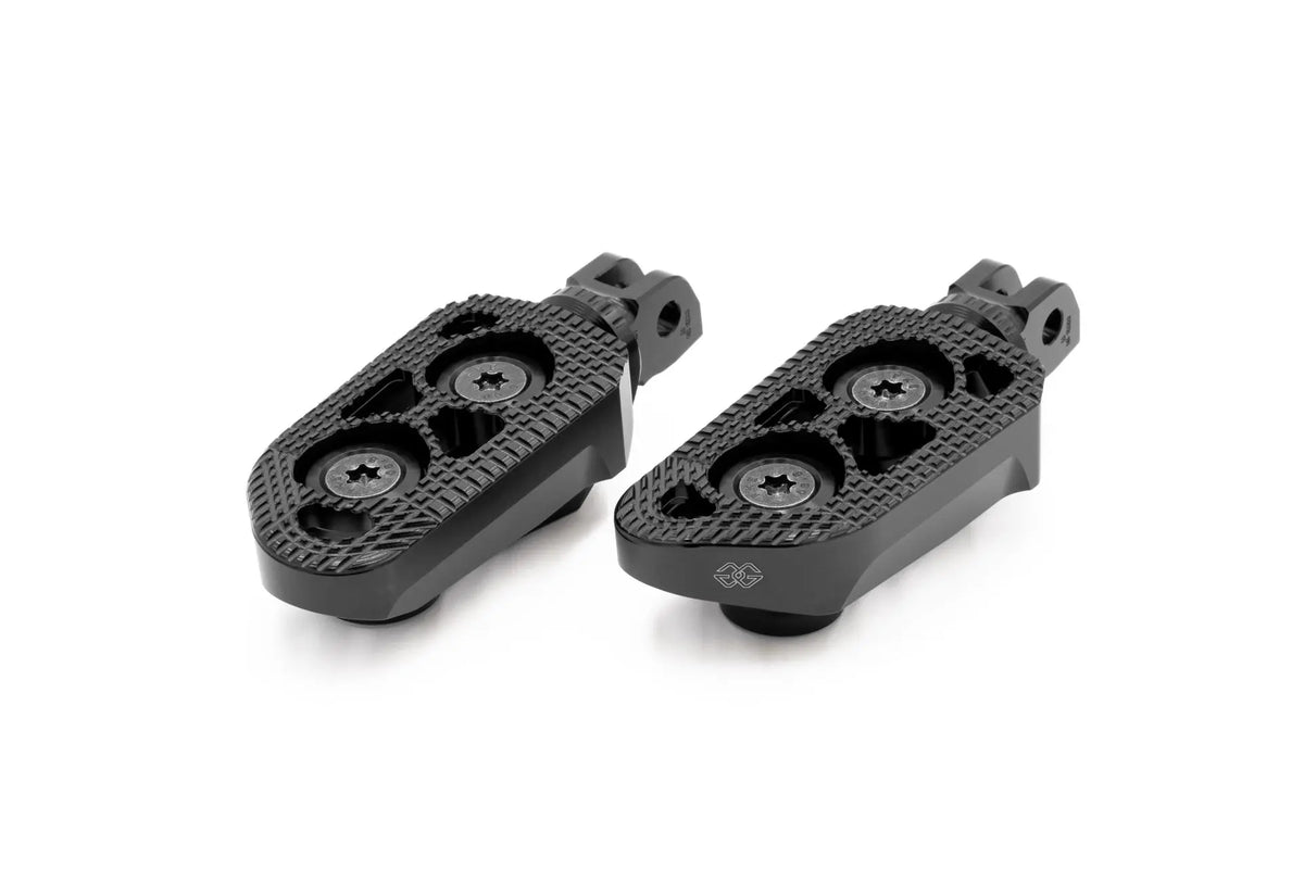 Gilles Tooling TECH-X Enduro Rider Footpeg Set Black 80mm