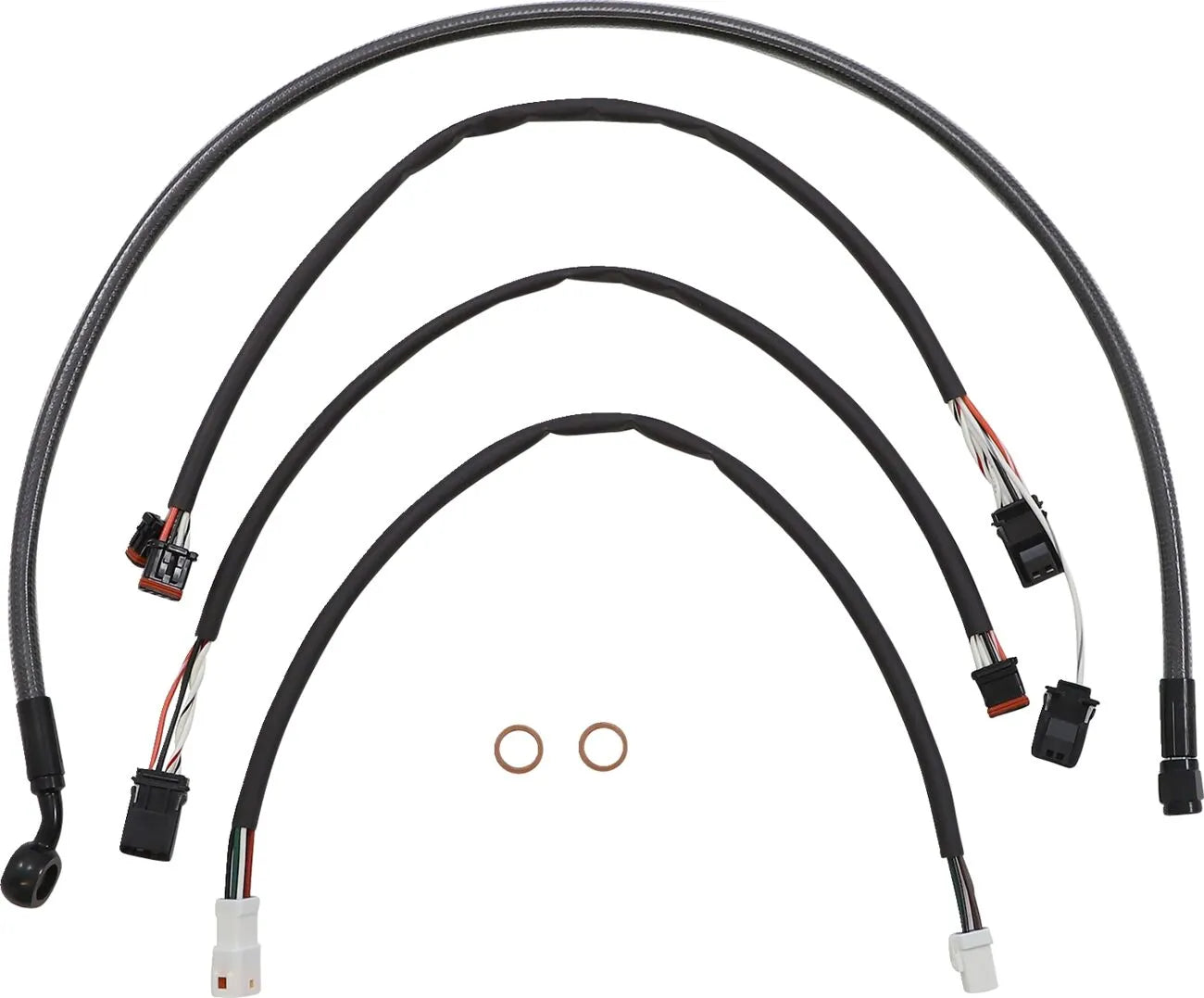 Magnum Shielding Black Pearl Handlebar Kit for 12-14" Ape Hangers