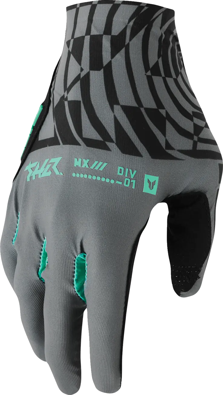 Thor Sportmode Mind Control Gloves Charcoal/Black