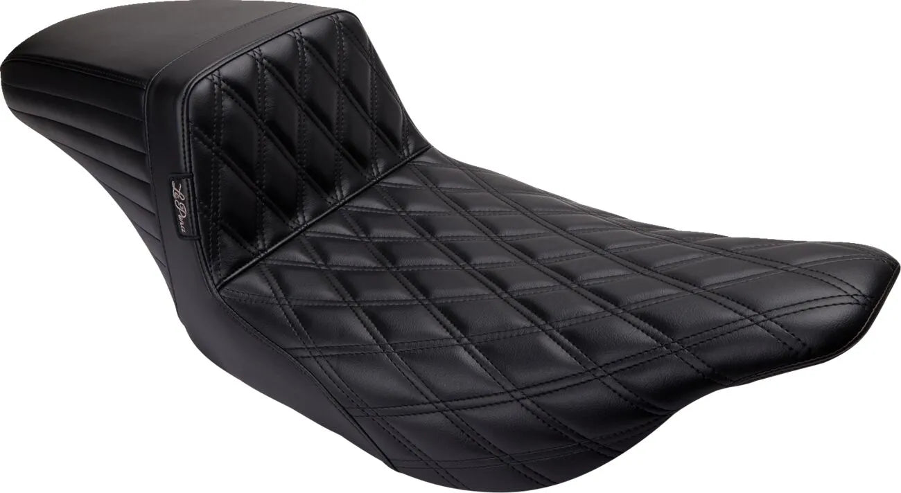 Le Pera Kickflip Seat - Double Diamond Stitch - For Harley Davidson