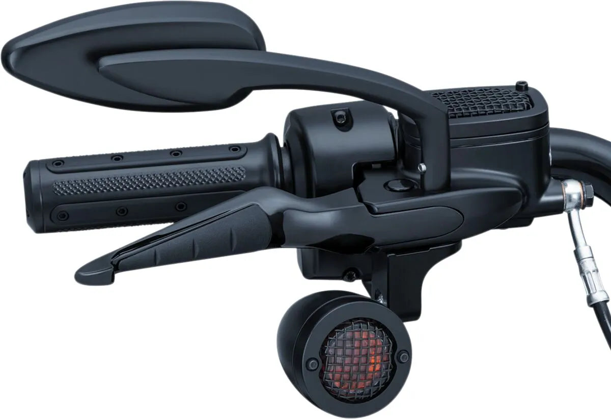 Kuryakyn ISO Aluminium Lever Set - Hydraulic - Gloss Black - KUR5733