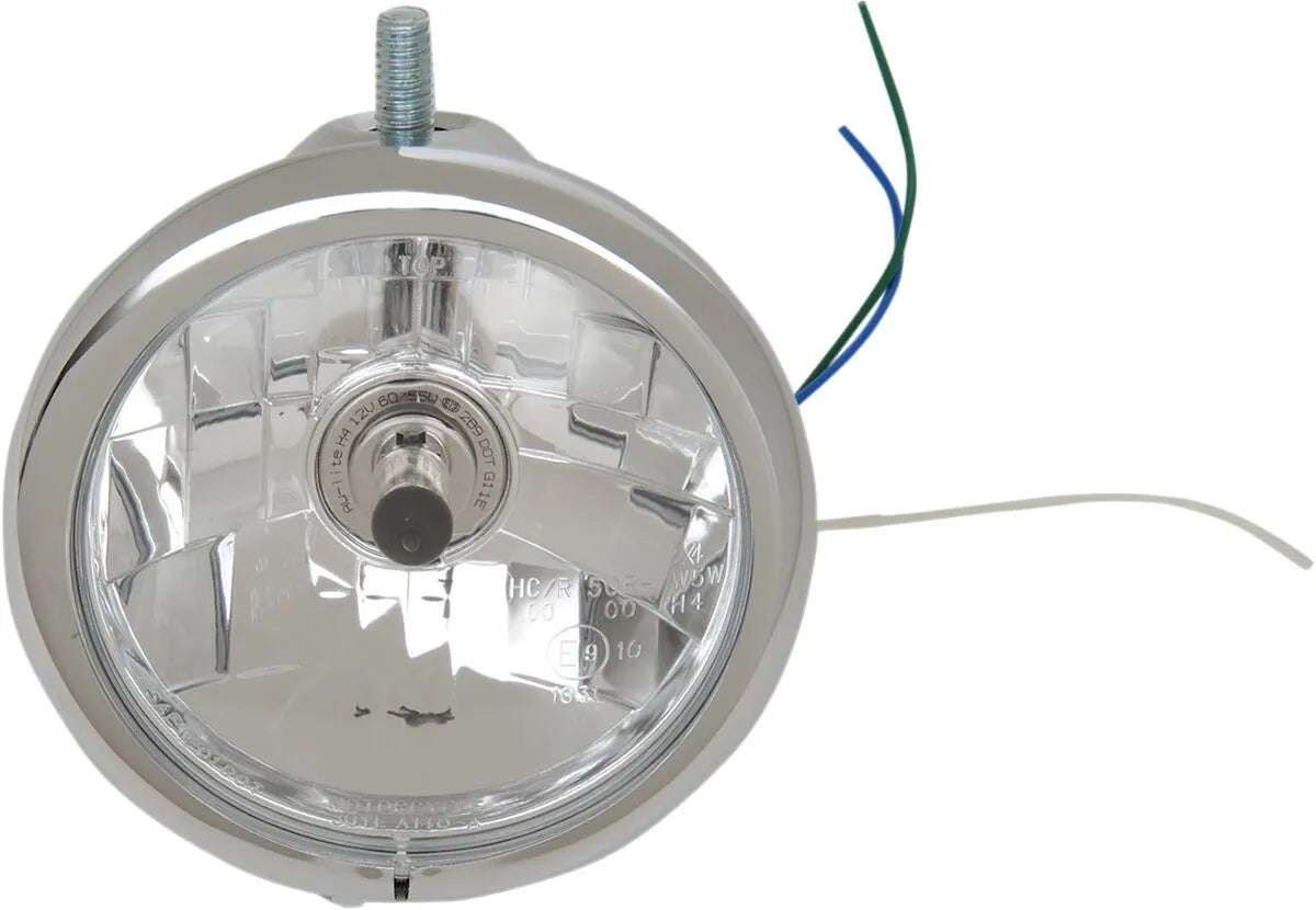 Drag Specialties 5-3/4" Chrome Motorcycle Headlight