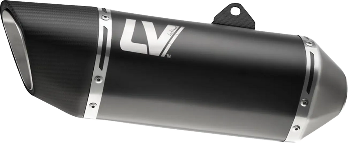 Leovince LV-14 R Slip-On Muffler Black for Aprilia TUONO V4 RSV4