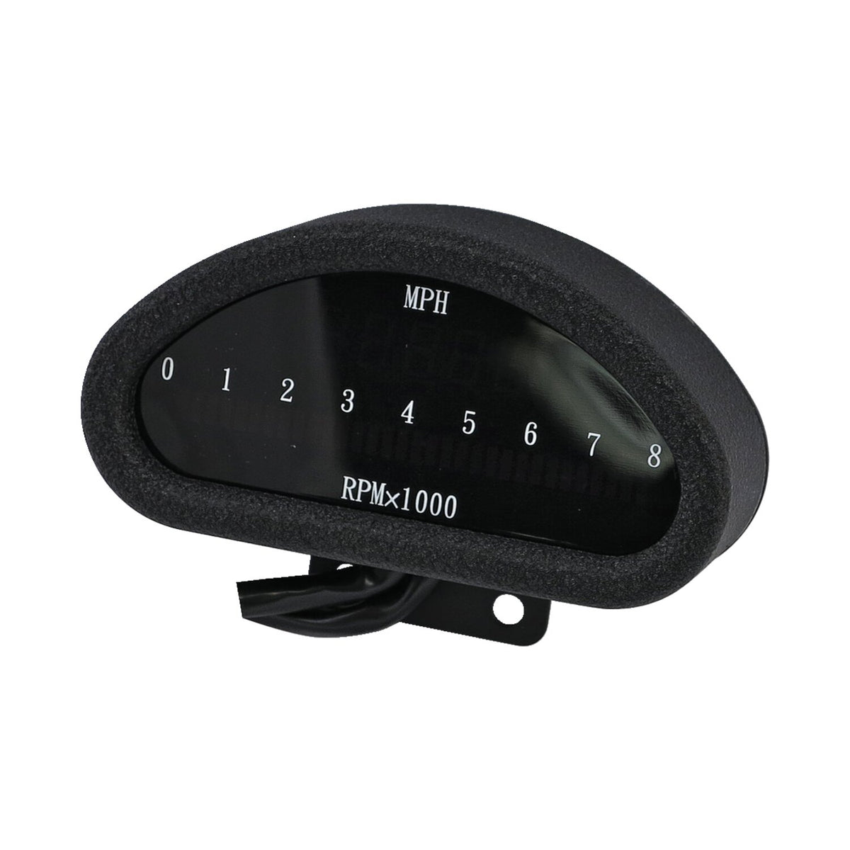 MCS Electronic cnc aluminum speedometer (mph) black