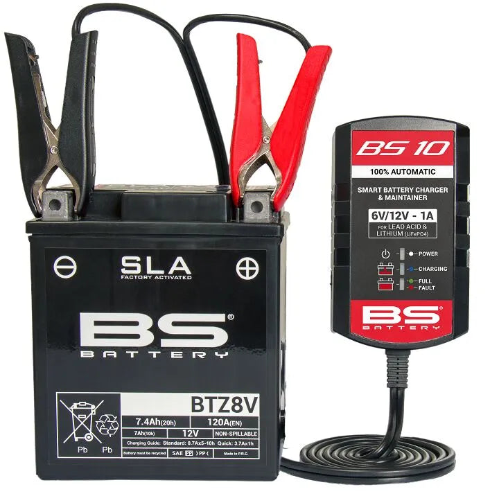 Bs Battery BS10 Battery Charger 6V/12V 1A UK Plug