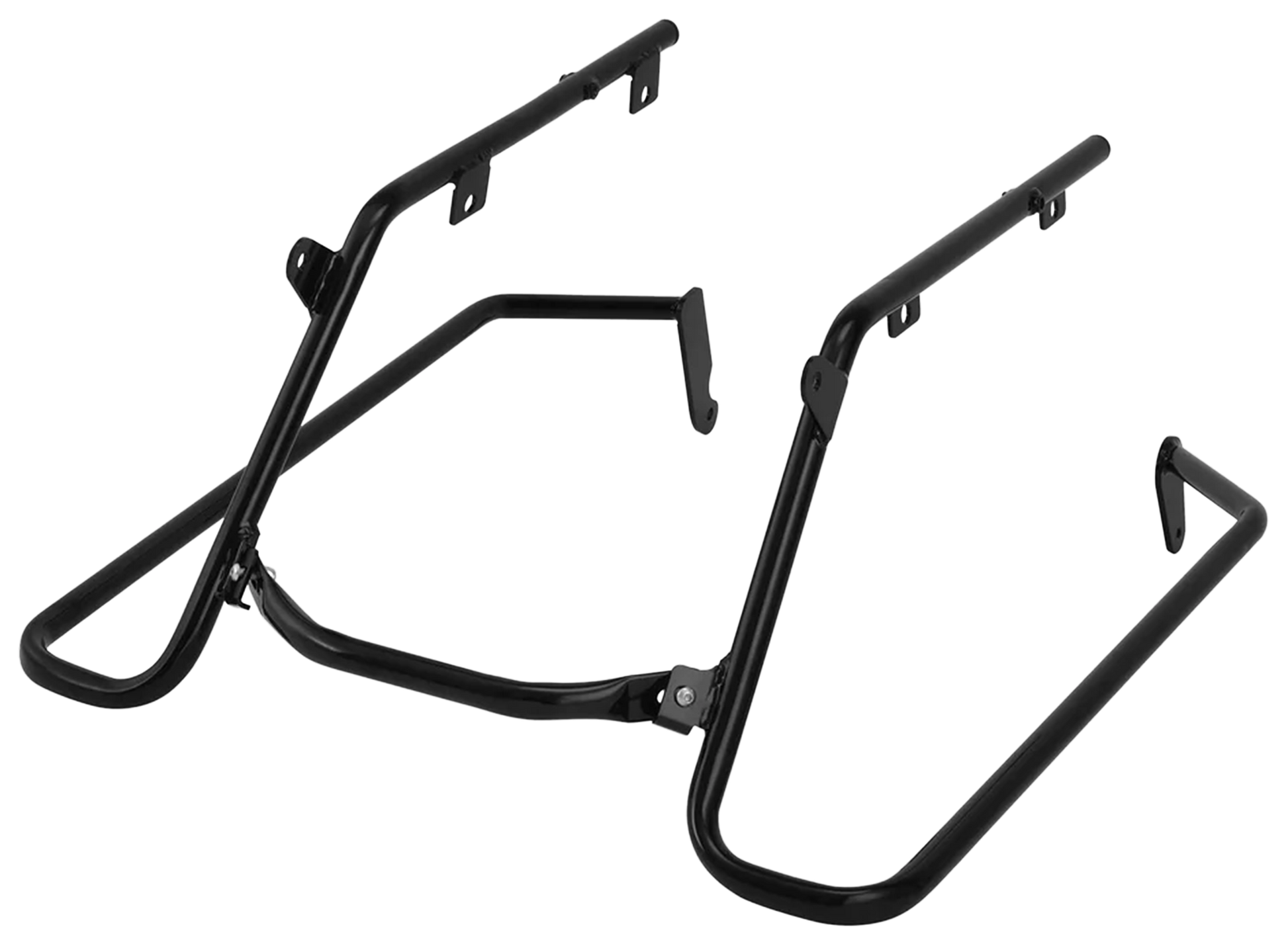 Zodiac Hard Bag Saddlebag Brackets for Softail – Luggage
