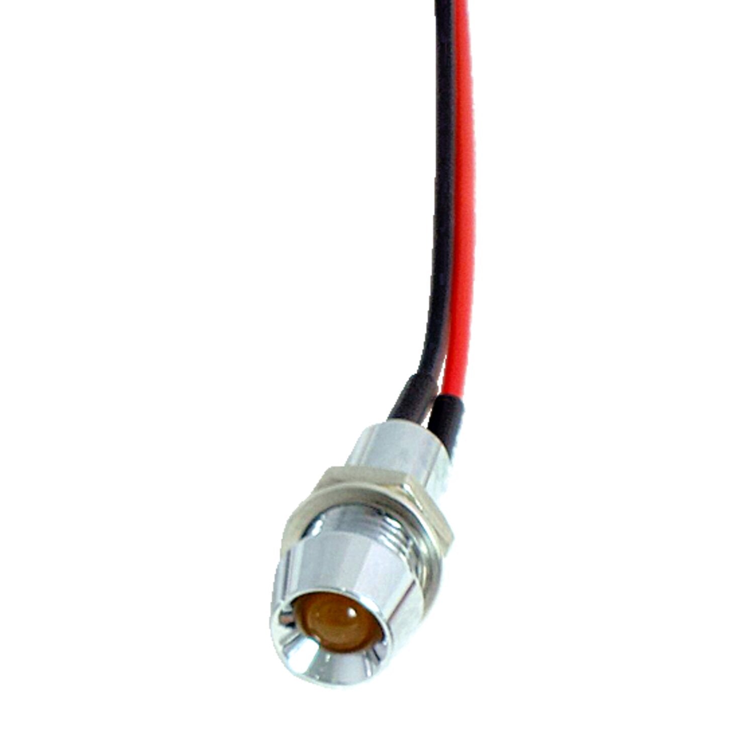 MCS Custom LED indicator light - 1/4" amber