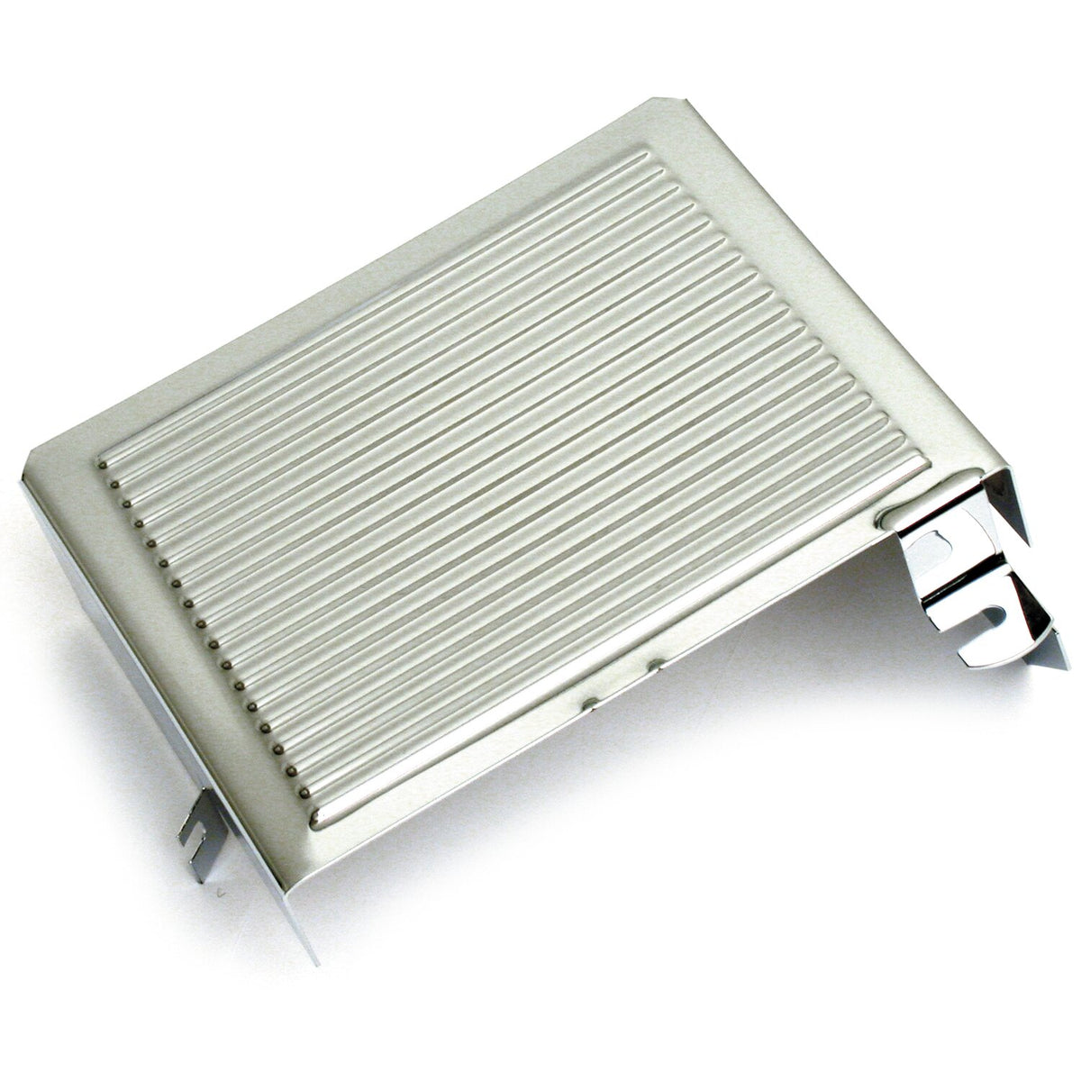 MCS Battery side cover - Chrome - Ribbed
