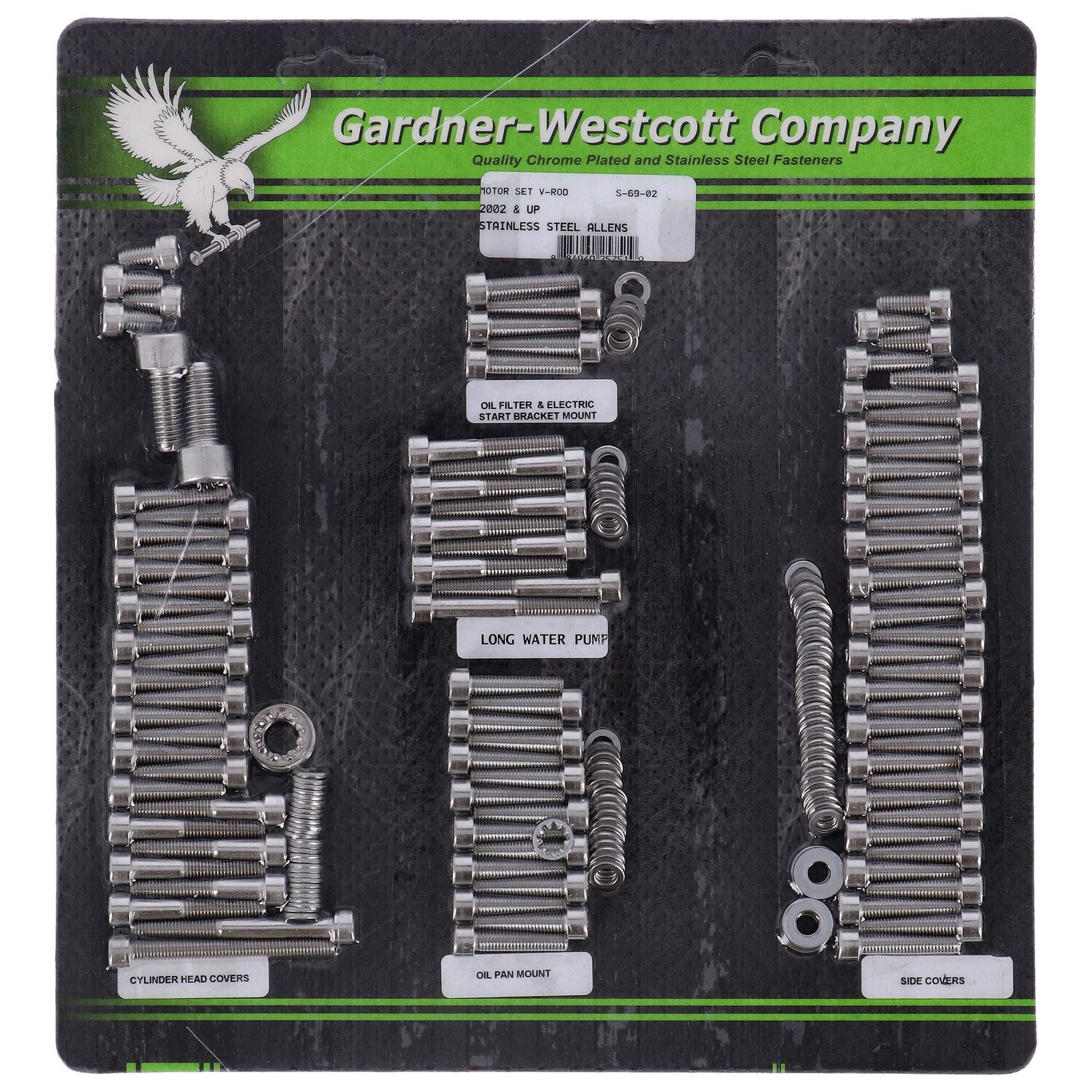 Gardner-Westcott Motor screw set ss allen
